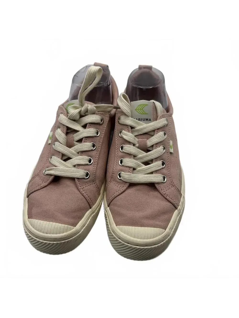 Cariuma Shoes Womens 8.5  Mens 7 Casual Low Sneakers JS-1022 Pink Canvas Unisex